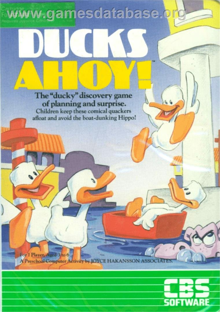 Ducks Ahoy - Atari 8-bit - Artwork - Box