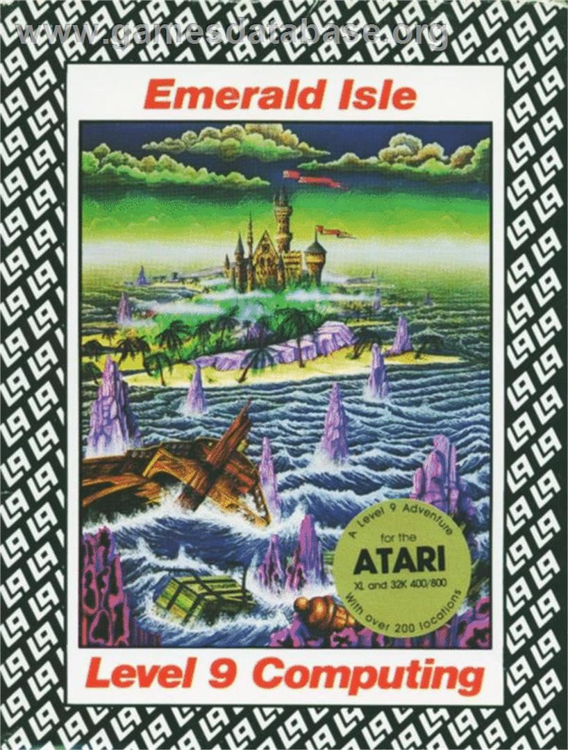 Emerald Isle - Atari 8-bit - Artwork - Box