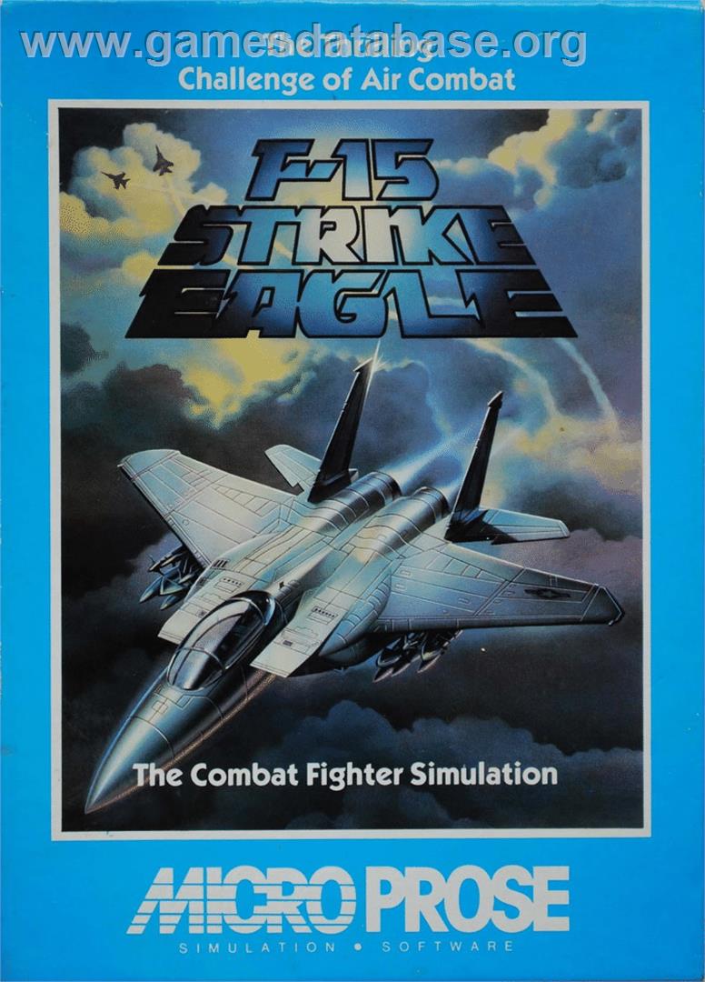 F-15 Strike Eagle - Atari 8-bit - Artwork - Box