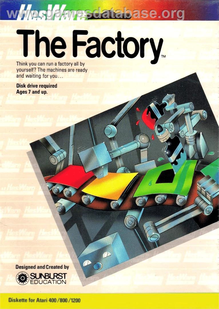 Factory, The - Atari 8-bit - Artwork - Box