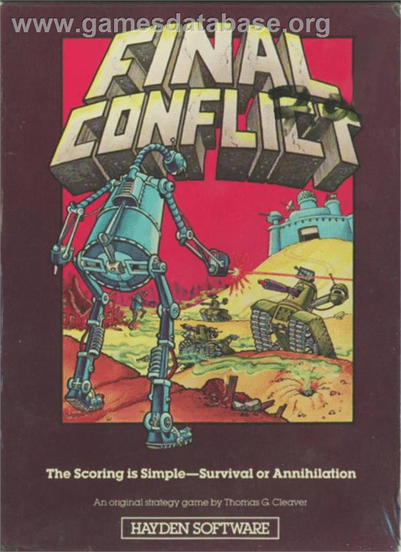 Final Conflict - Atari 8-bit - Artwork - Box