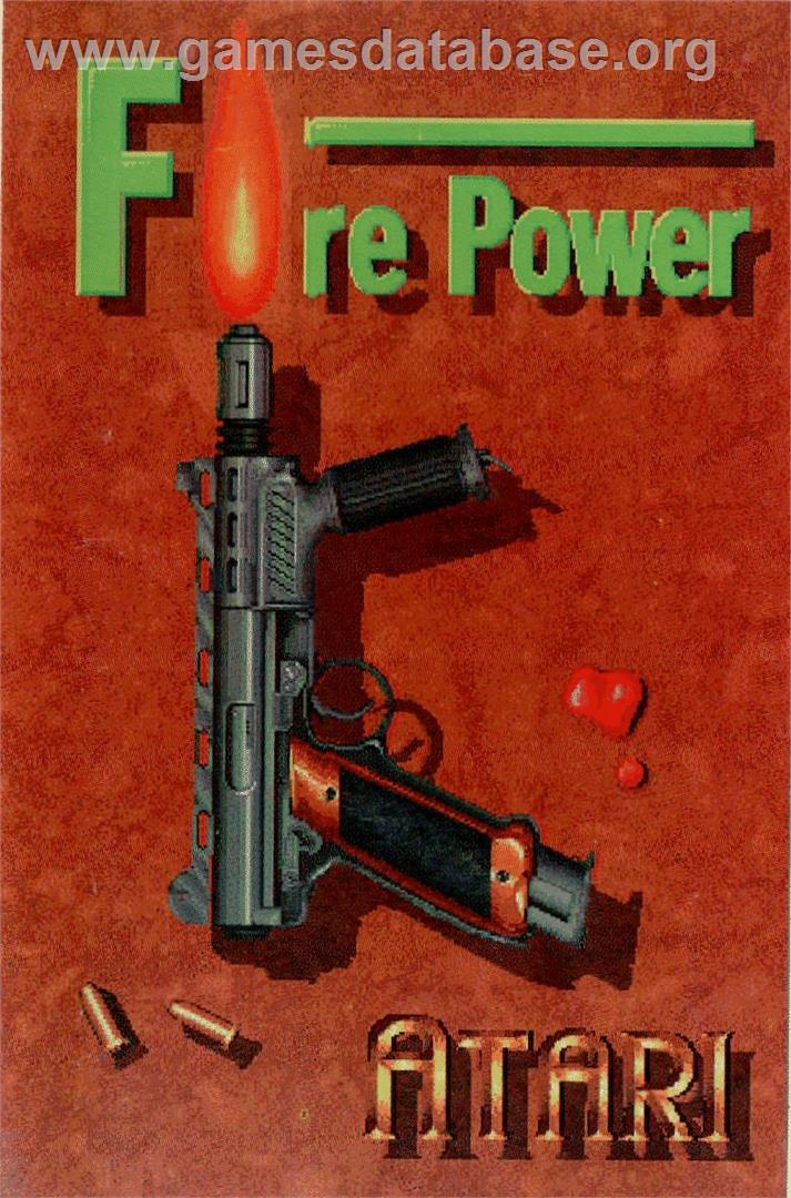 Fire Power - Atari 8-bit - Artwork - Box