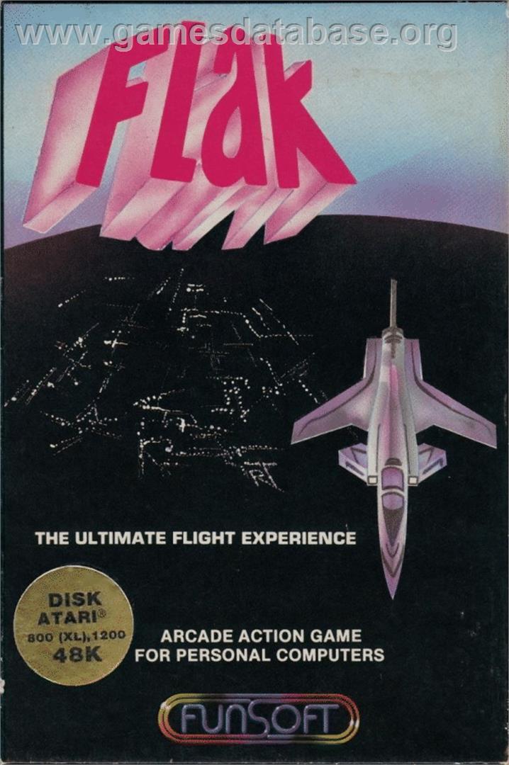 Flak - Atari 8-bit - Artwork - Box
