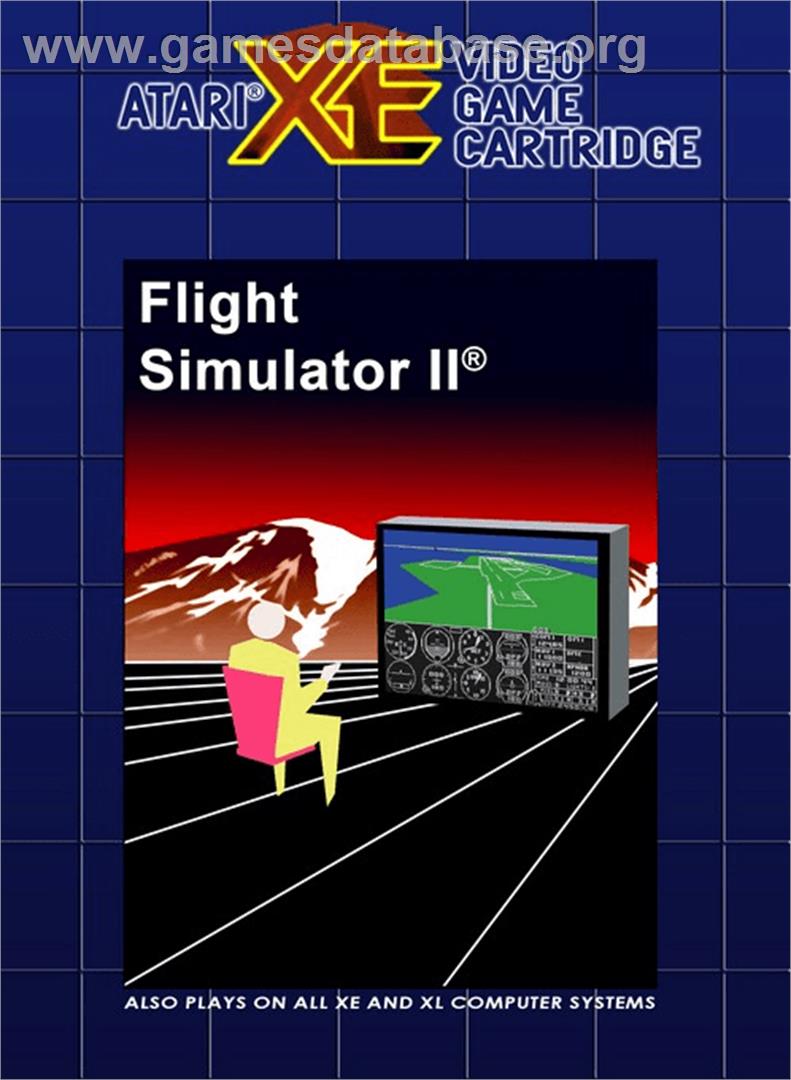 Flight Simulator 2 - Atari 8-bit - Artwork - Box