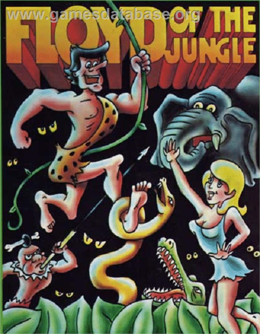 Floyd of the Jungle - Atari 8-bit - Artwork - Box
