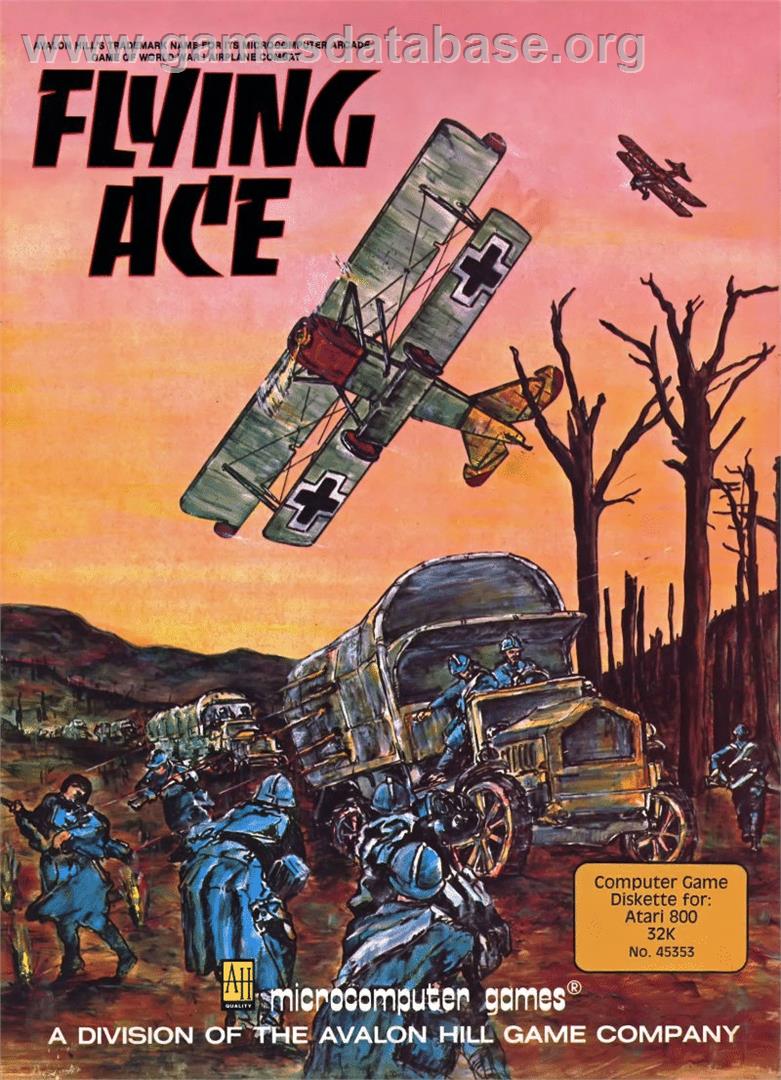 Flying Ace - Atari 8-bit - Artwork - Box