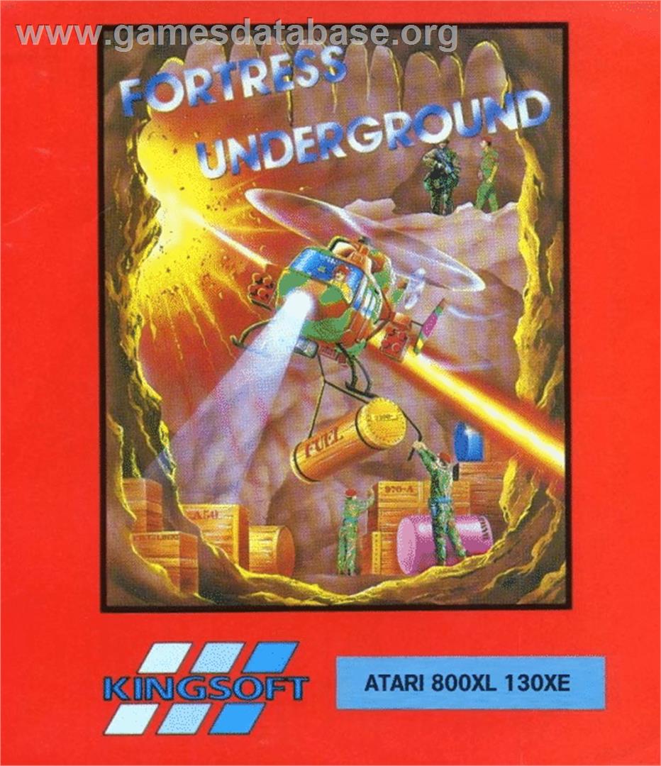 Fortress Underground - Atari 8-bit - Artwork - Box