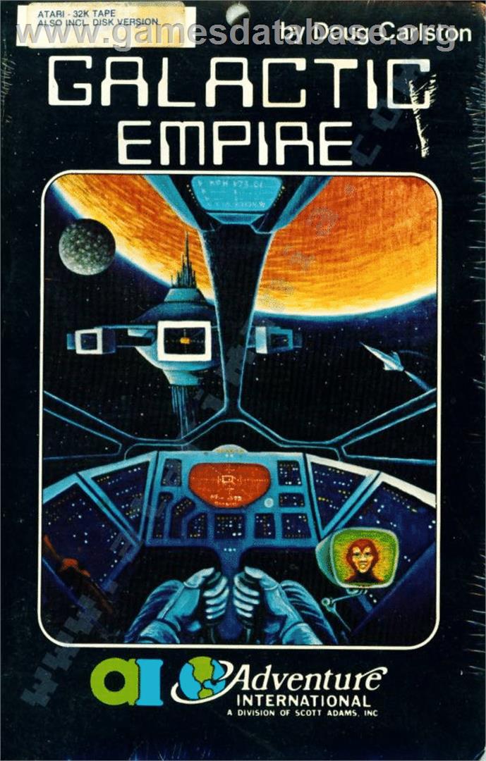 Galactic Empire - Atari 8-bit - Artwork - Box