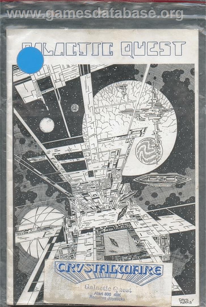 Galactic Quest - Atari 8-bit - Artwork - Box