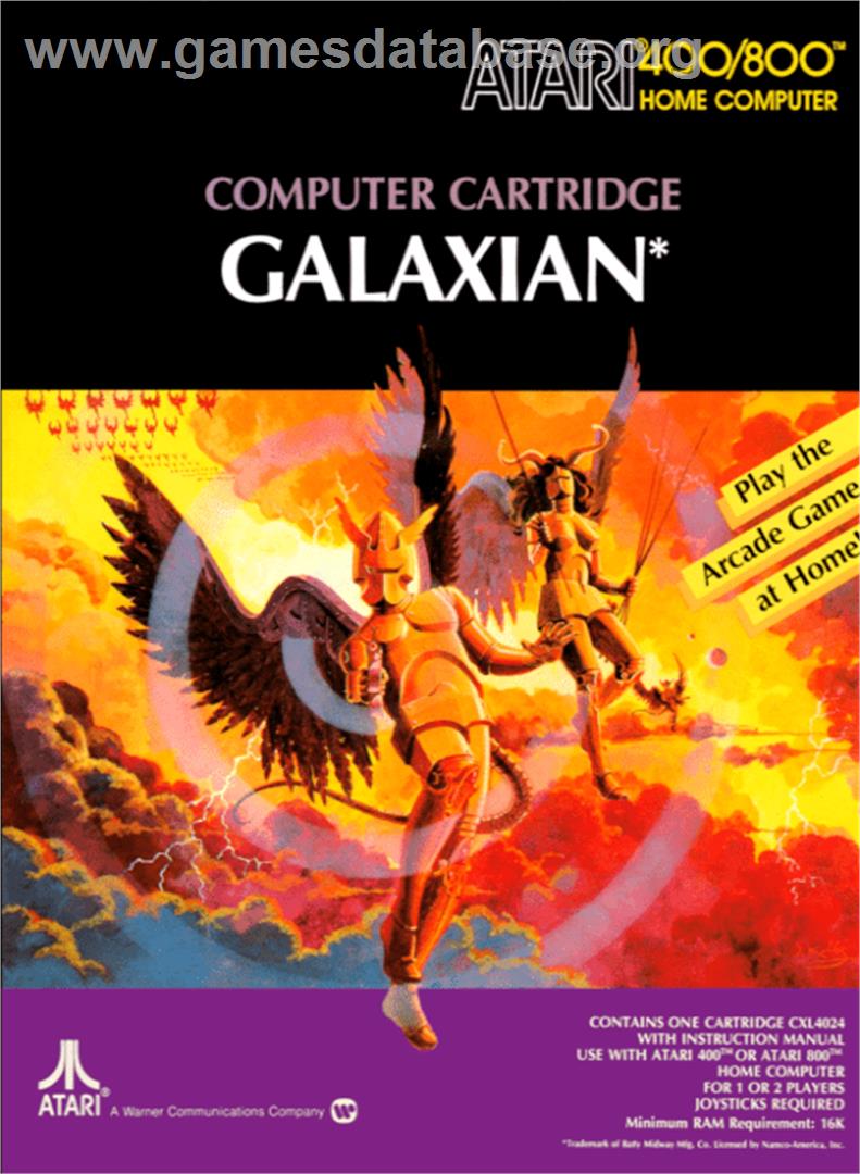 Galaxian - Atari 8-bit - Artwork - Box