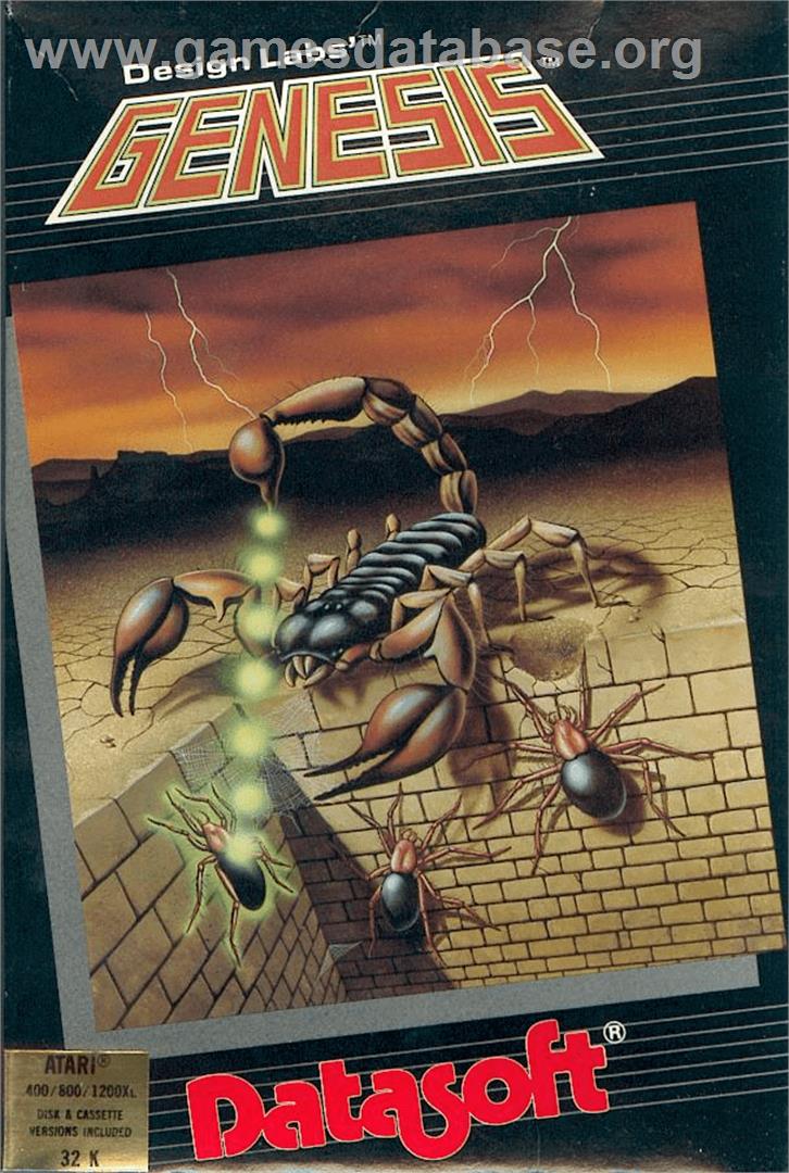 Genesis - Atari 8-bit - Artwork - Box