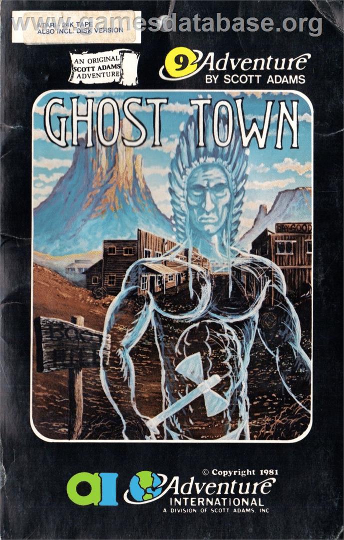 Ghost Town - Atari 8-bit - Artwork - Box