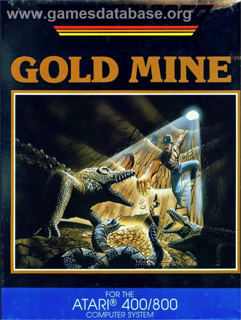 Gold Mine - Atari 8-bit - Artwork - Box
