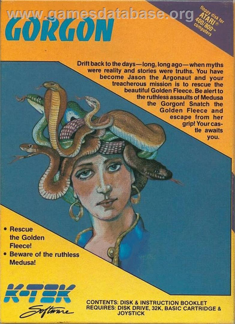Gorgon - Atari 8-bit - Artwork - Box