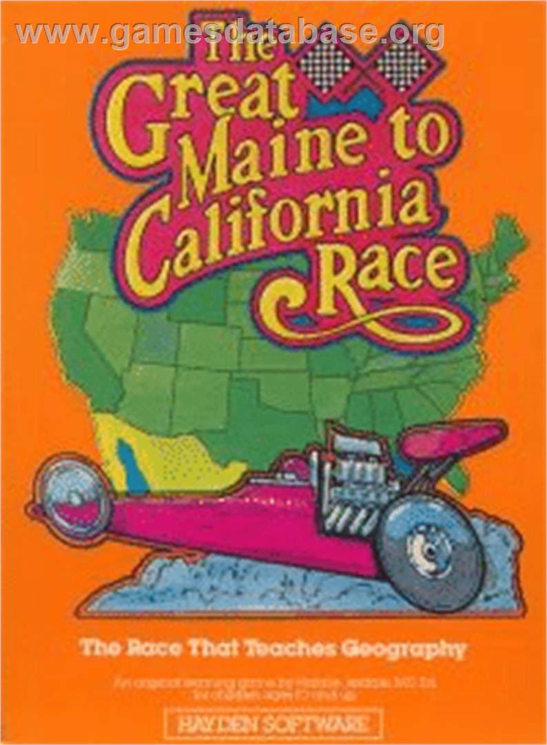 Great Maine To California Race, The - Atari 8-bit - Artwork - Box