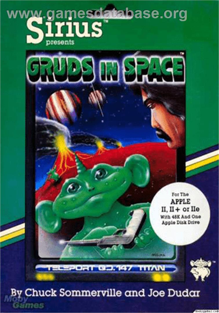 Gruds In Space - Atari 8-bit - Artwork - Box