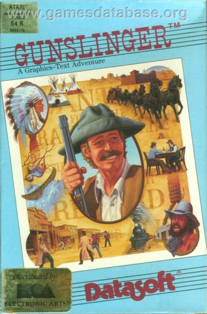 Gunslinger - Atari 8-bit - Artwork - Box