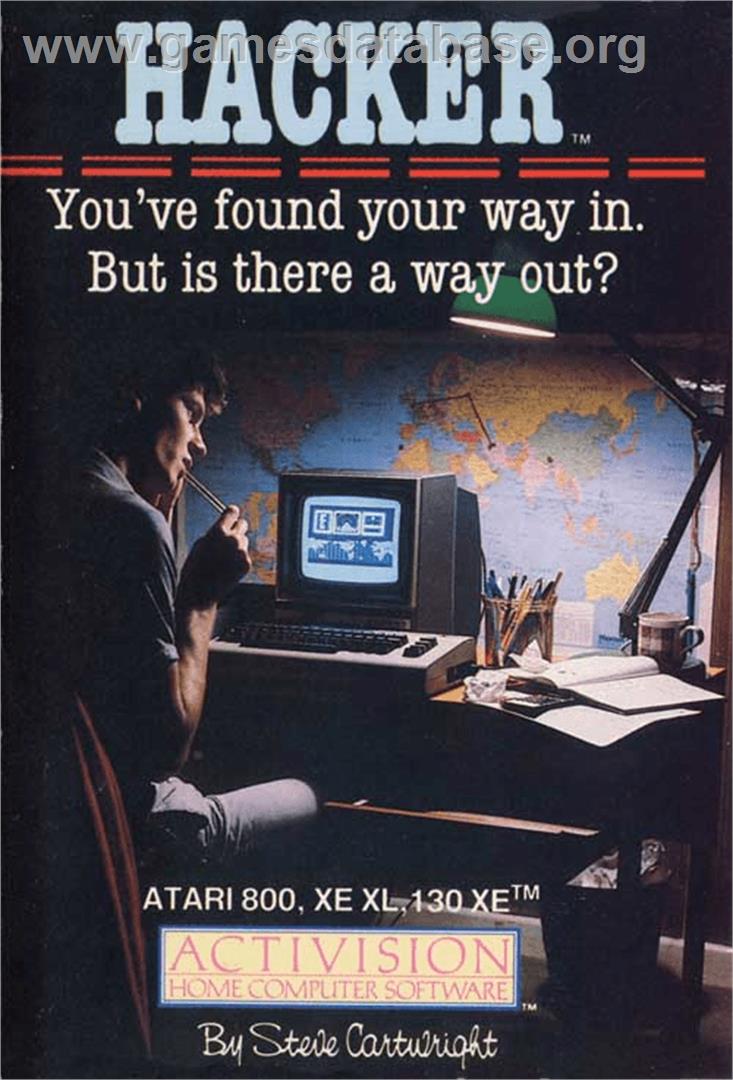 Hacker - Atari 8-bit - Artwork - Box