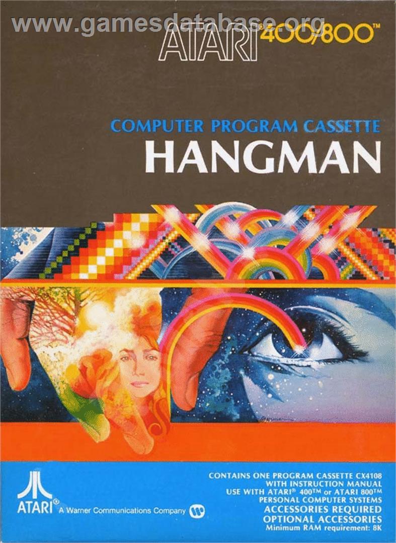 Hangman - Atari 8-bit - Artwork - Box