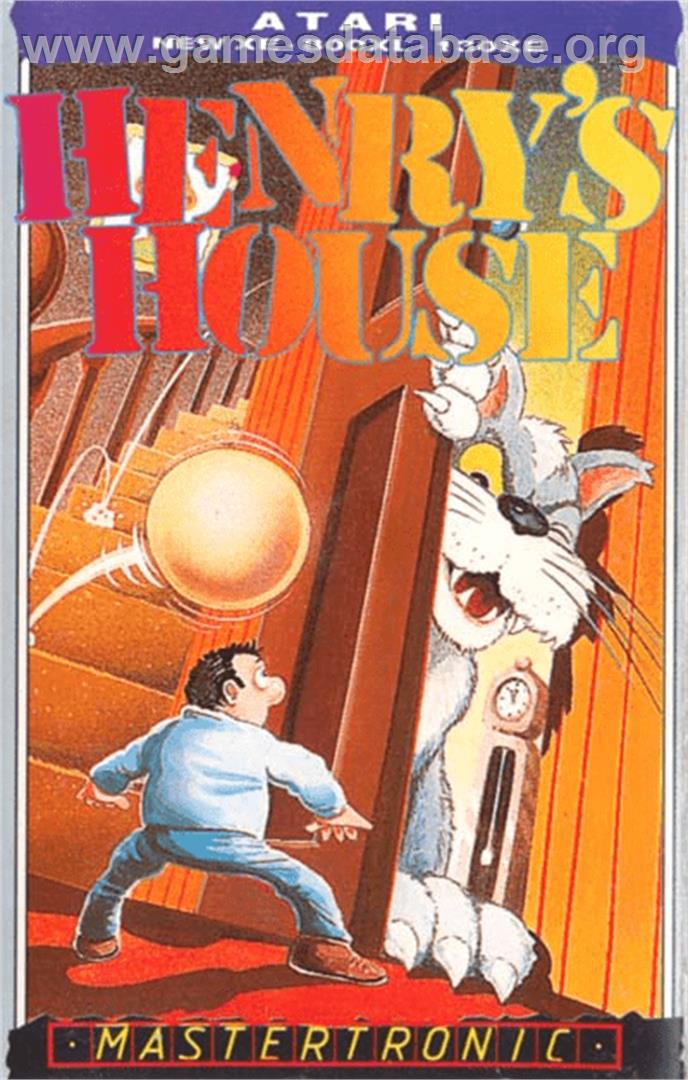 Henry's House - Atari 8-bit - Artwork - Box