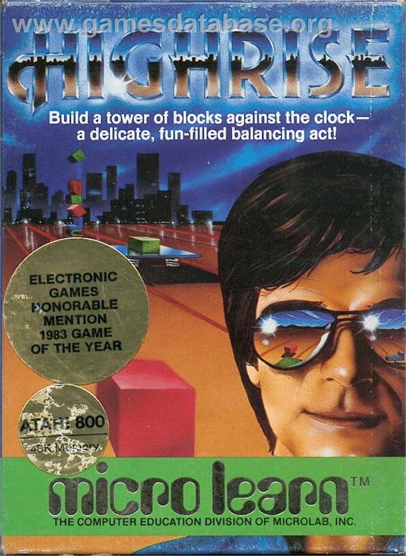 High Rise - Atari 8-bit - Artwork - Box