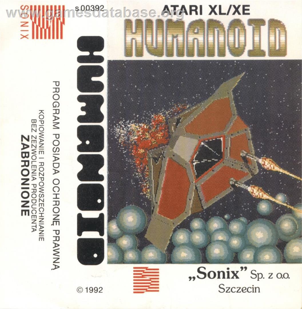Humanoid - Atari 8-bit - Artwork - Box