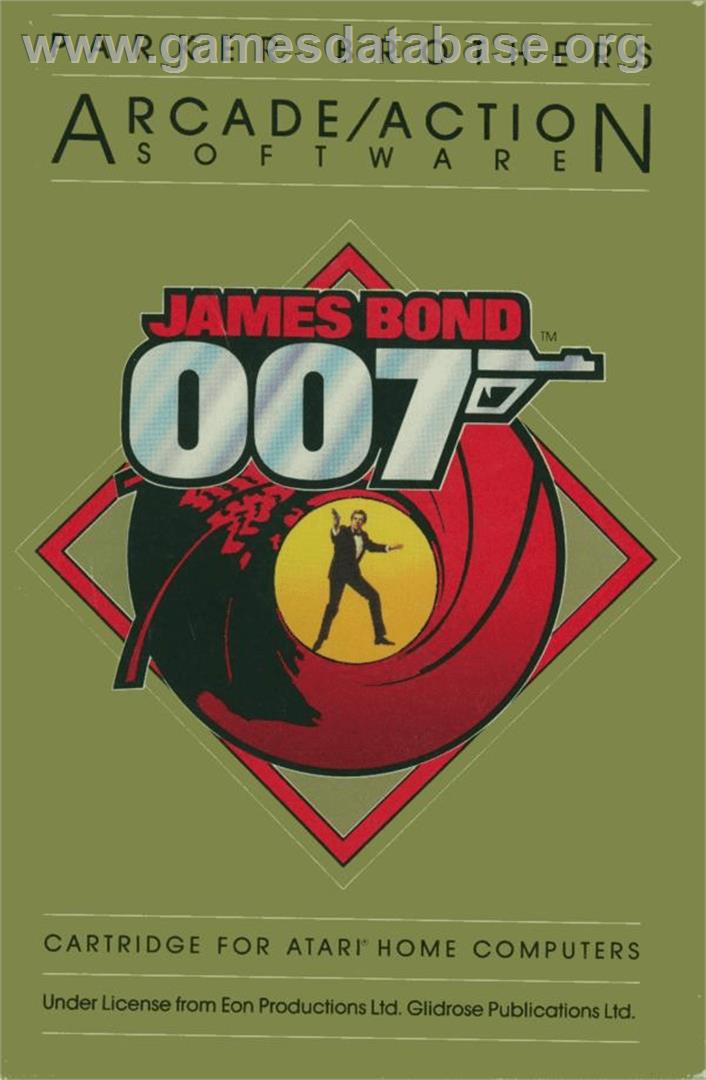 James Bond 007 - Atari 8-bit - Artwork - Box