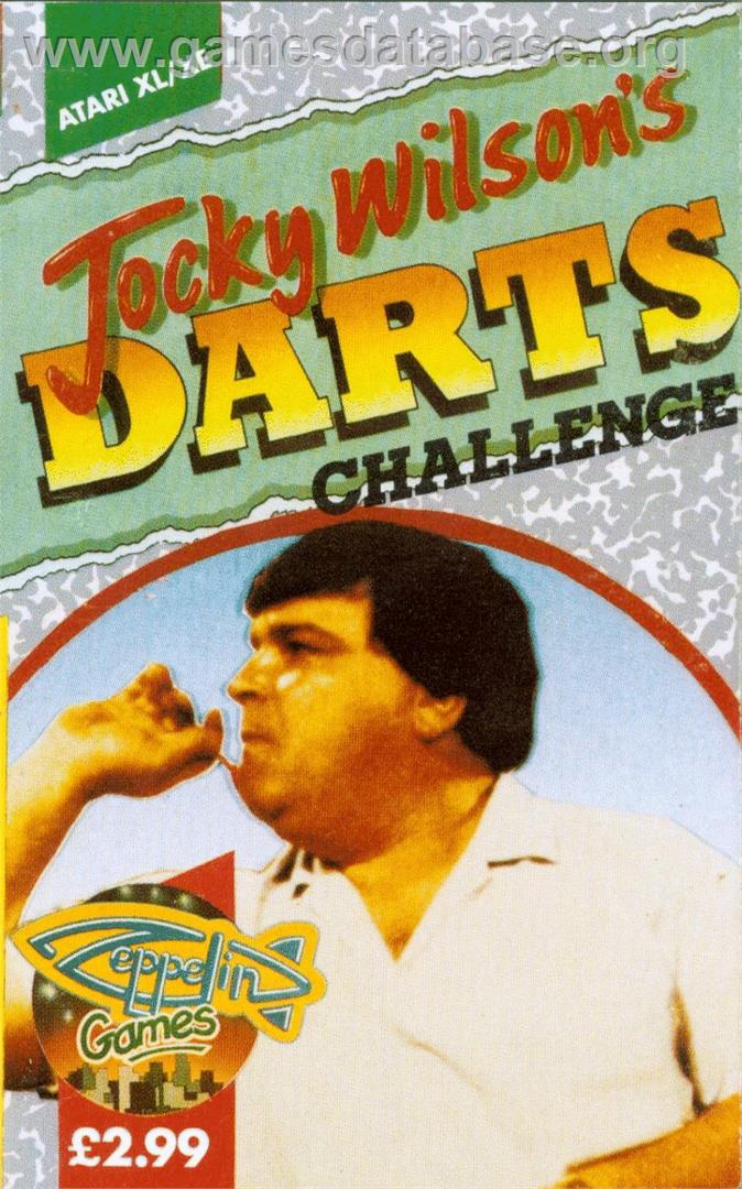 Jocky Wilson's Darts Challenge - Atari 8-bit - Artwork - Box