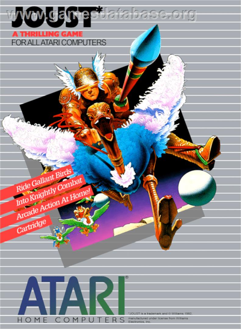 Joust - Atari 8-bit - Artwork - Box