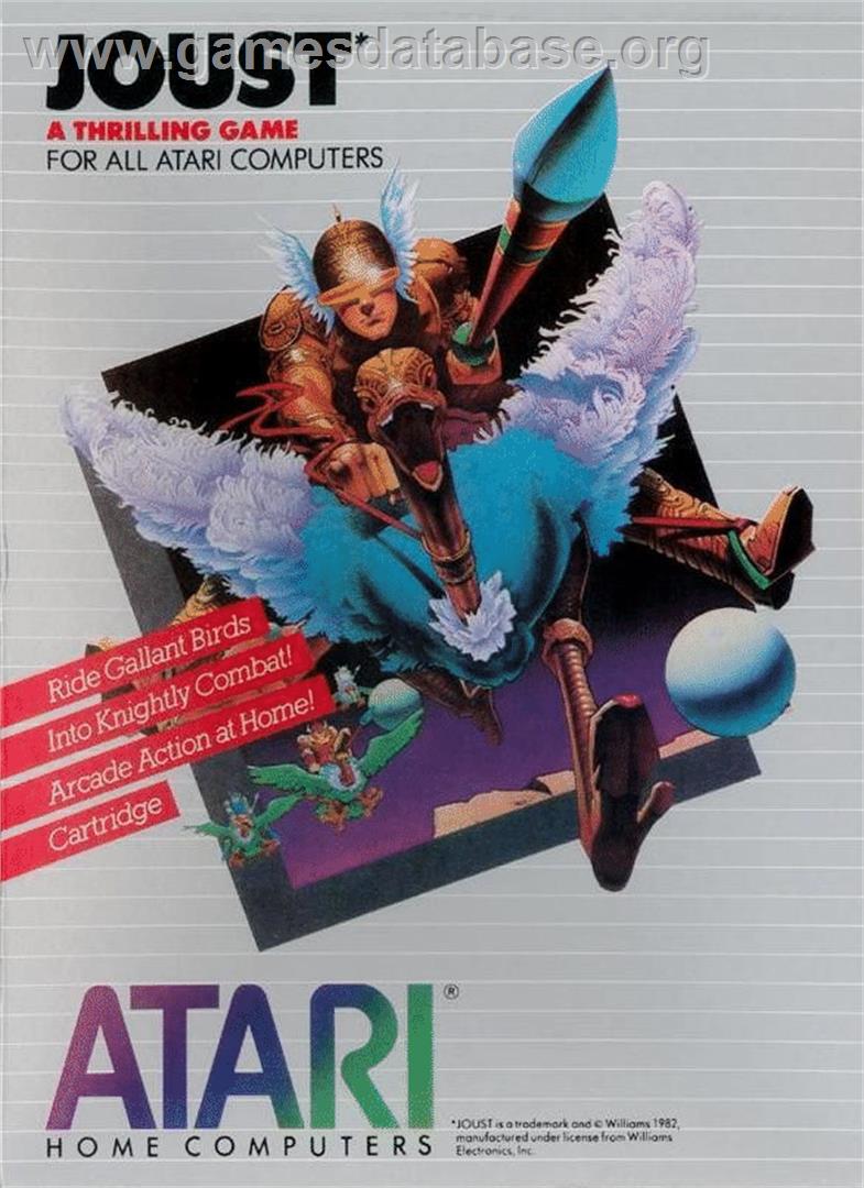 Joust - Atari 8-bit - Artwork - Box