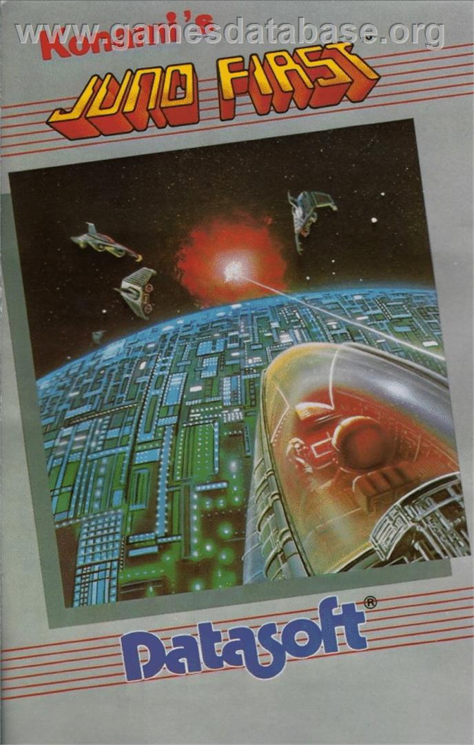 Juno First - Atari 8-bit - Artwork - Box