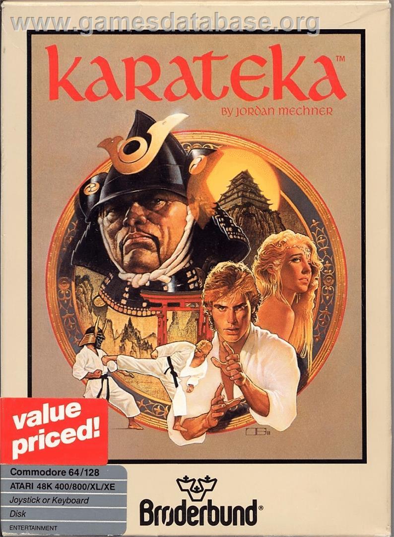 Karateka - Atari 8-bit - Artwork - Box