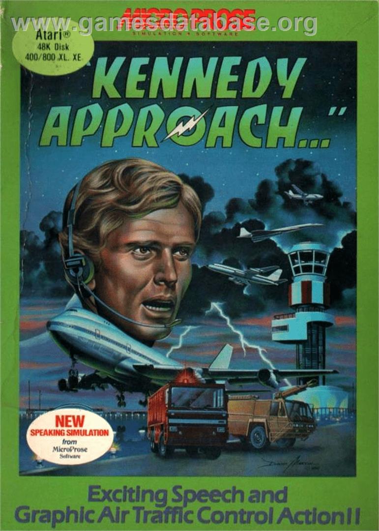 Kennedy Approach - Atari 8-bit - Artwork - Box