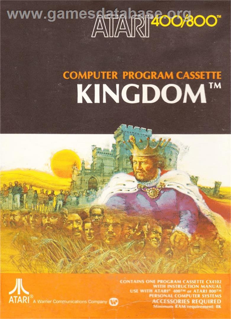 Kingdom - Atari 8-bit - Artwork - Box