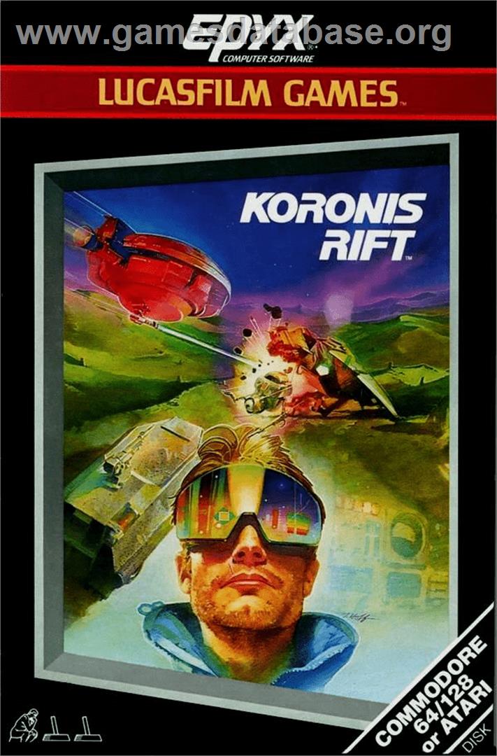 Koronis Rift - Atari 8-bit - Artwork - Box