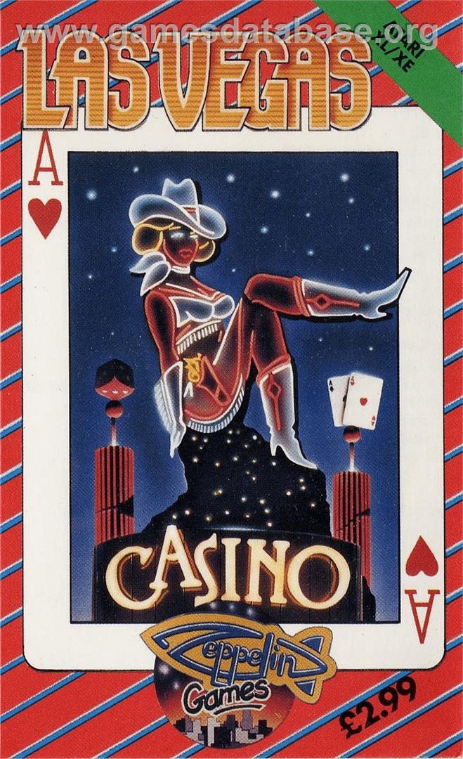 Las Vegas Casino - Atari 8-bit - Artwork - Box