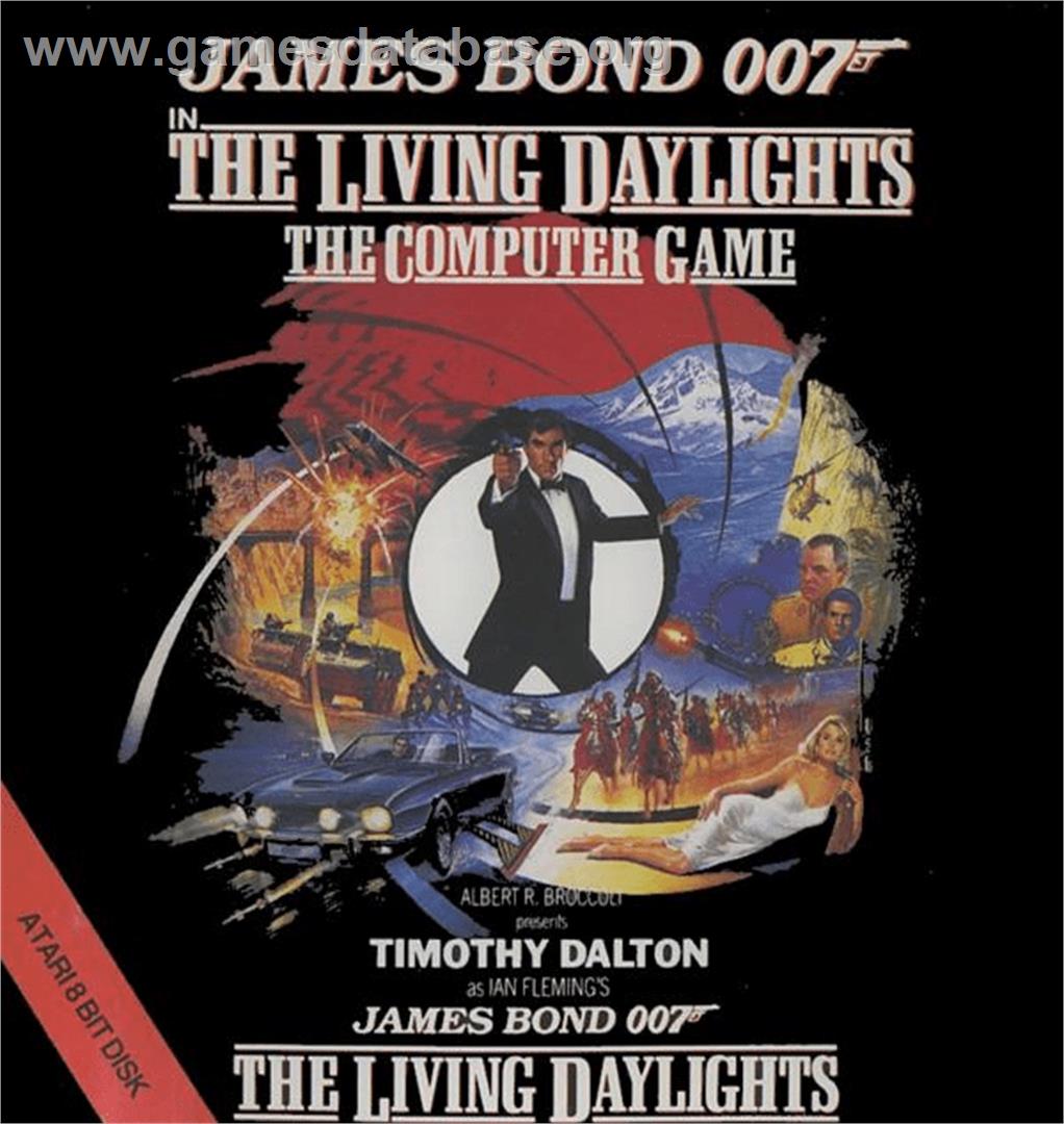 Living Daylights - Atari 8-bit - Artwork - Box
