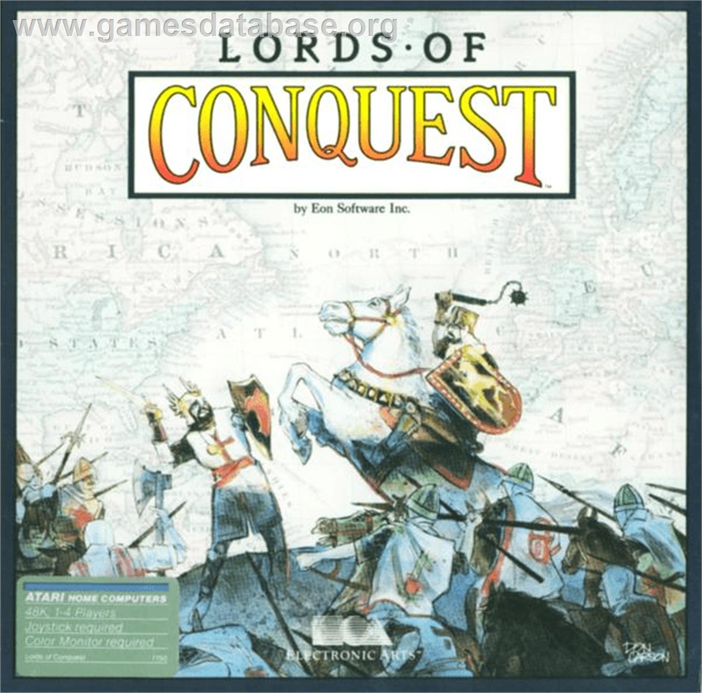 Lords of Conquest - Atari 8-bit - Artwork - Box