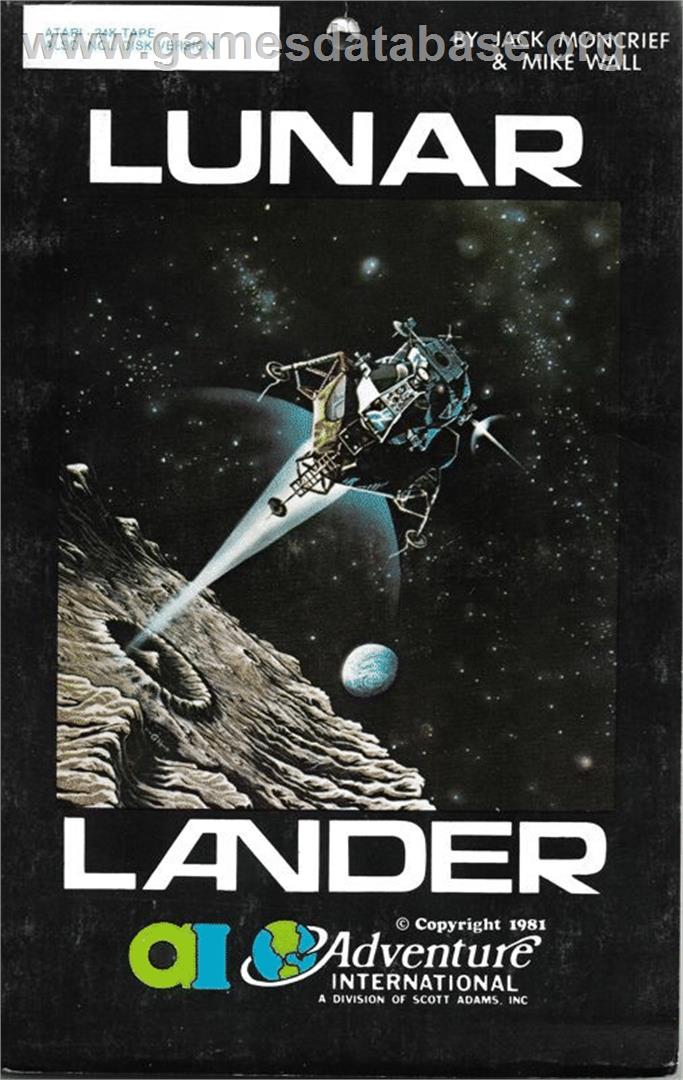 Lunar Lander - Atari 8-bit - Artwork - Box