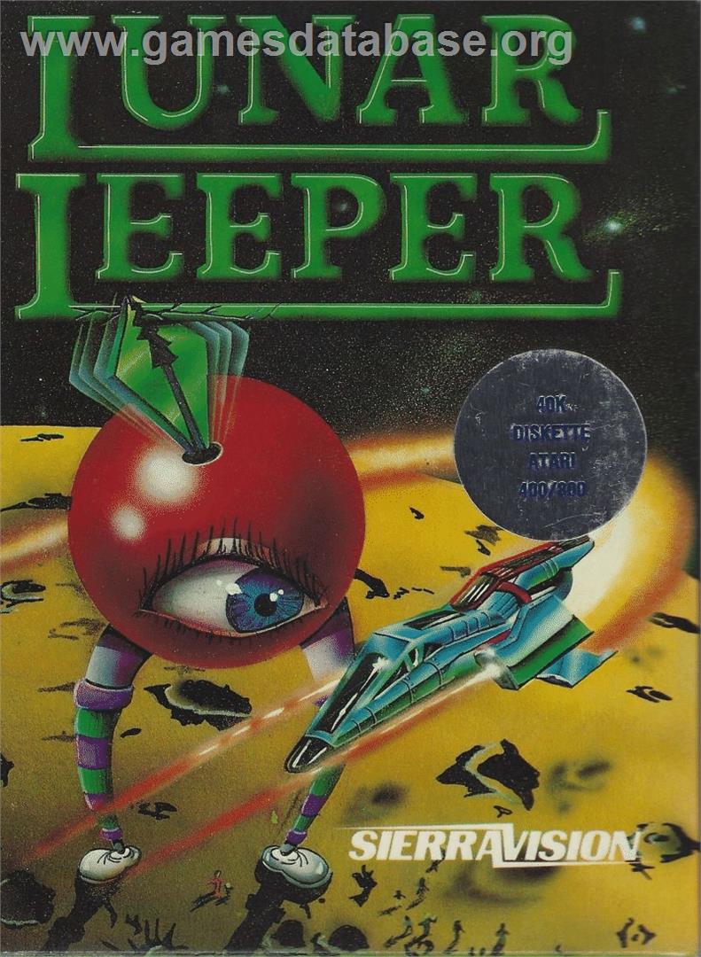 Lunar Leeper - Atari 8-bit - Artwork - Box