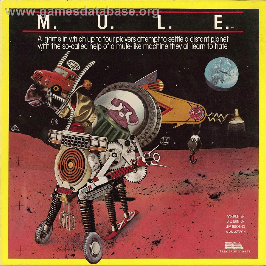 M.U.L.E. - Atari 8-bit - Artwork - Box