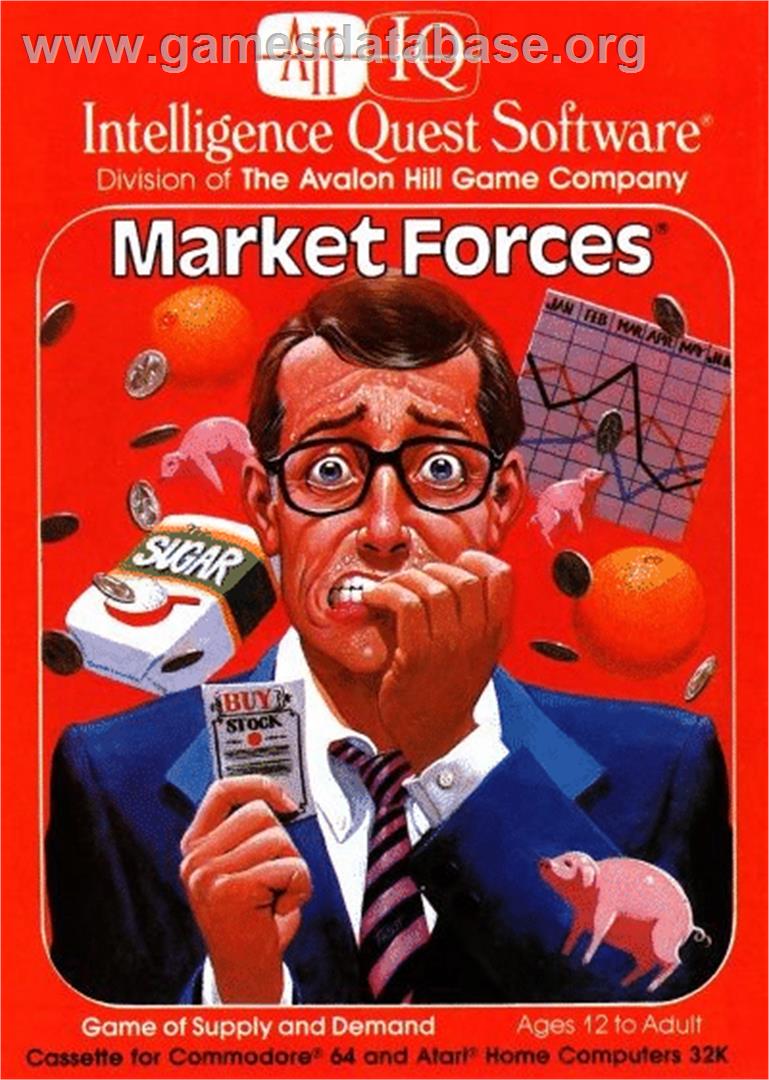 Market Forces - Atari 8-bit - Artwork - Box