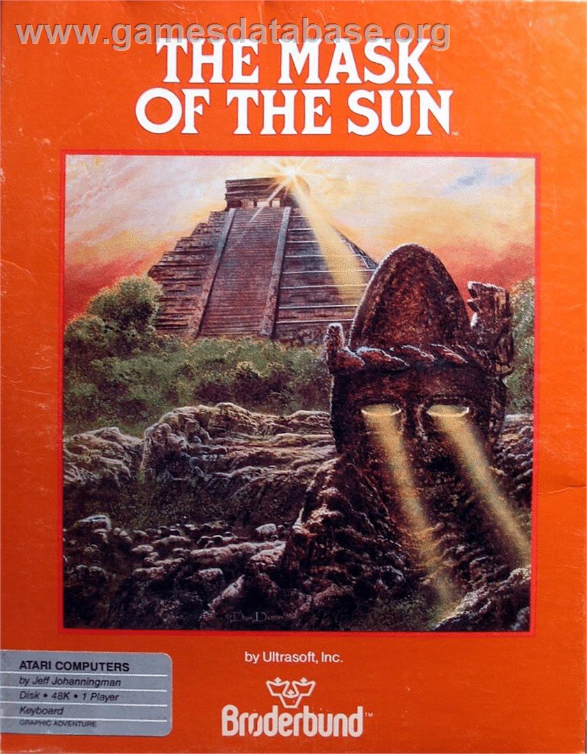 Mask Of The Sun, The - Atari 8-bit - Artwork - Box