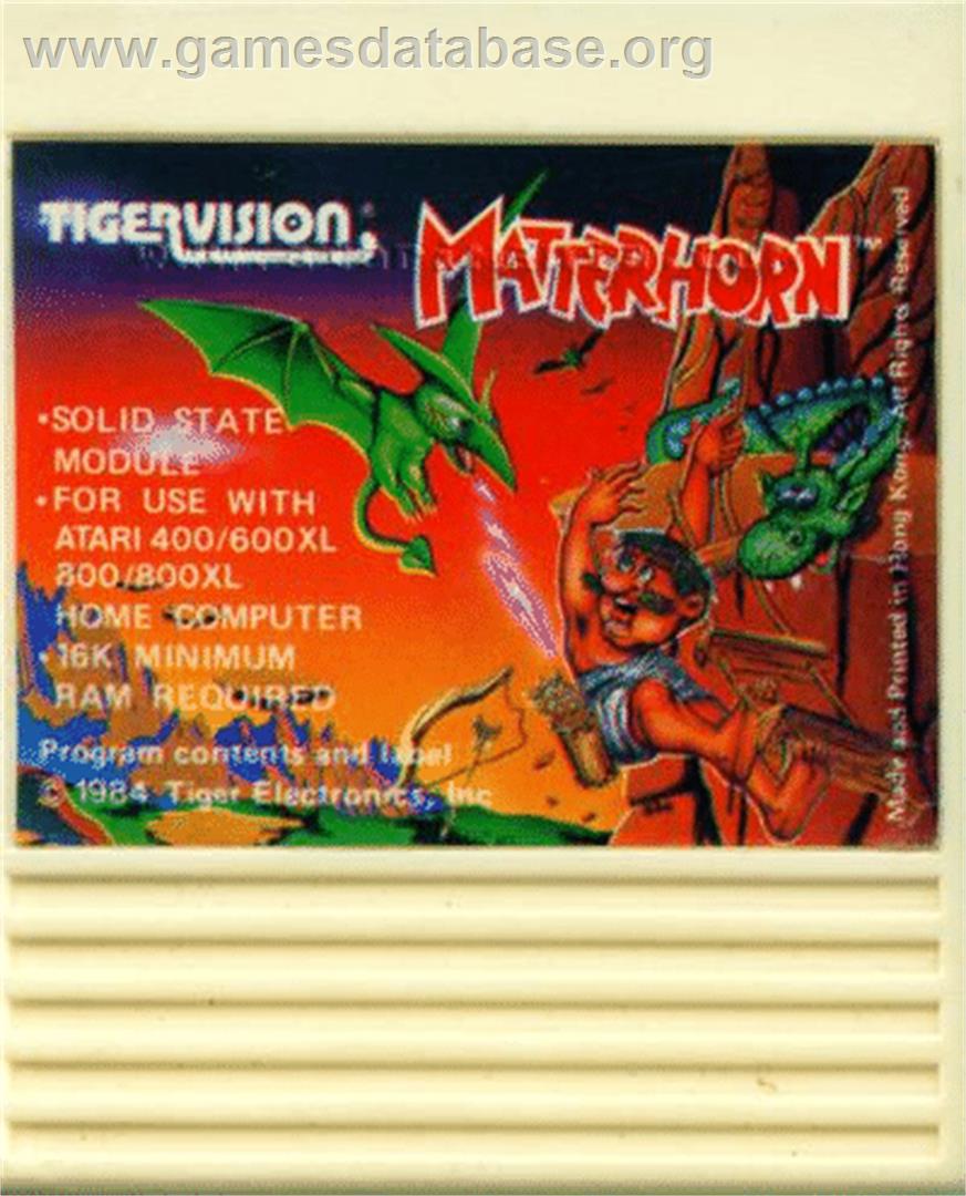 Matterhorn - Atari 8-bit - Artwork - Box