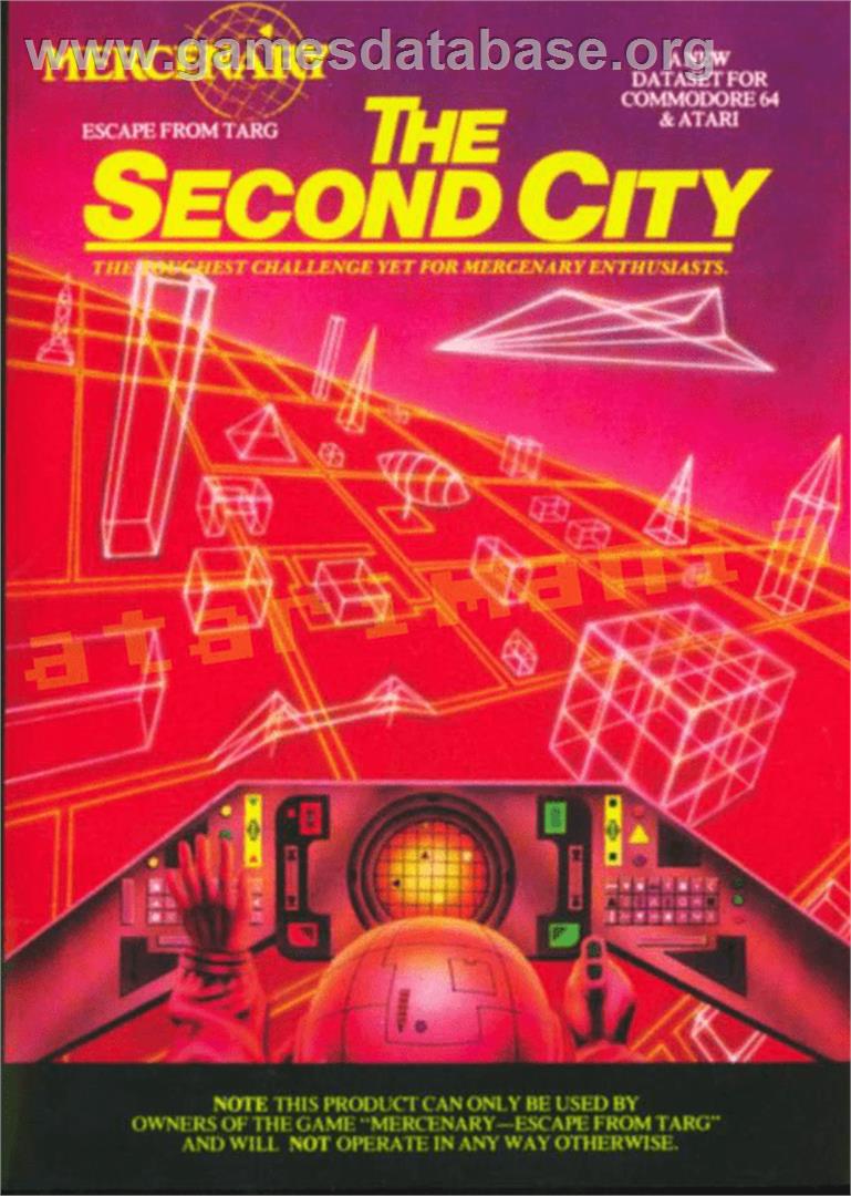 Mercenary: The Second City - Atari 8-bit - Artwork - Box
