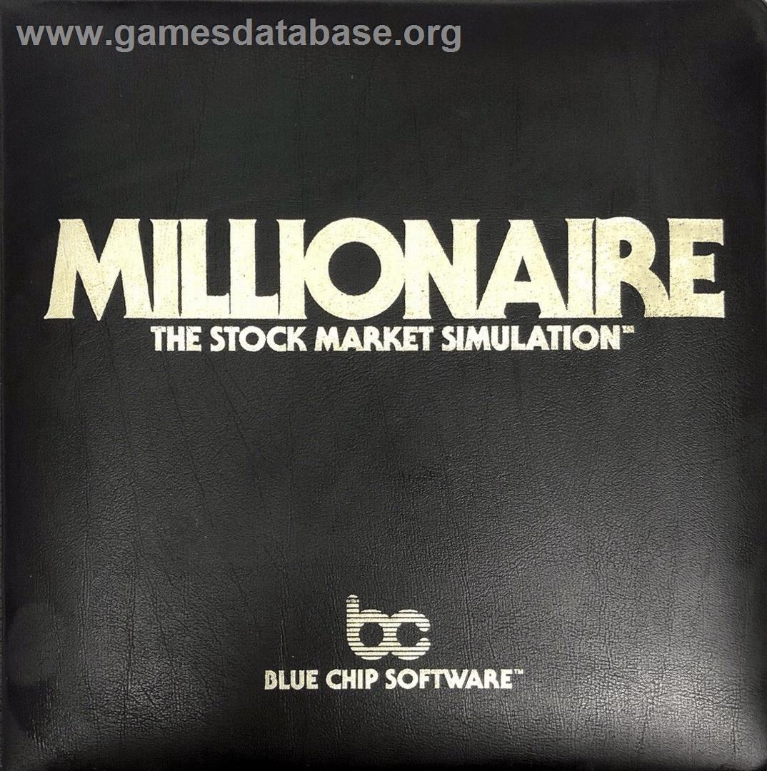 Millionaire - The Stock Market Simulation - Atari 8-bit - Artwork - Box