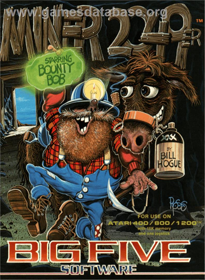 Miner 2049er - Atari 8-bit - Artwork - Box