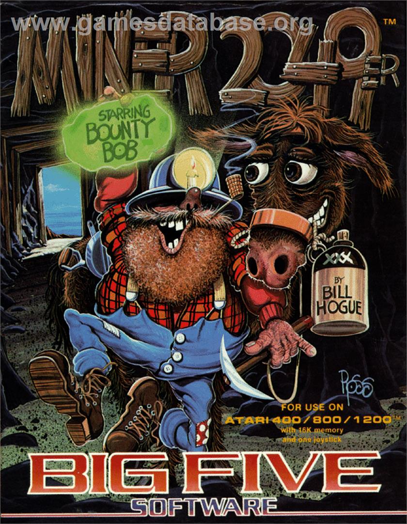 Miner 2049er - Atari 8-bit - Artwork - Box