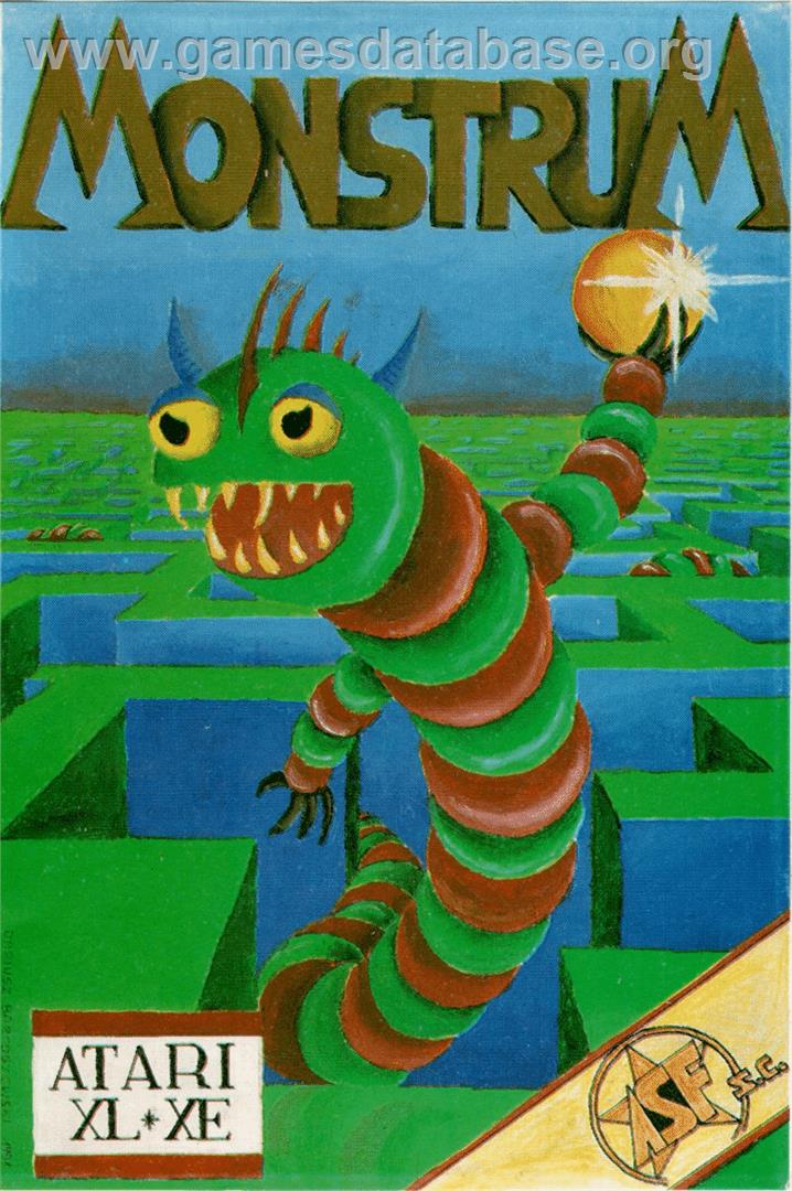 Monstrum - Atari 8-bit - Artwork - Box