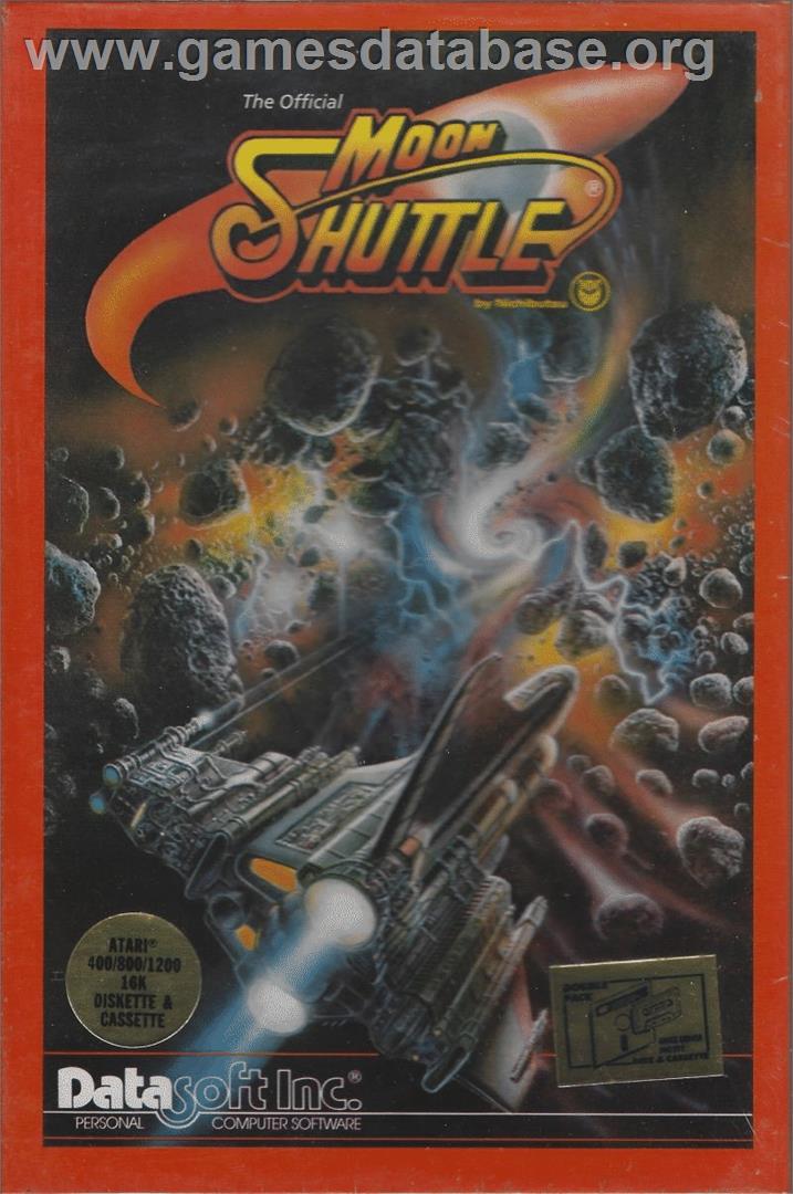Moon Shuttle - Atari 8-bit - Artwork - Box